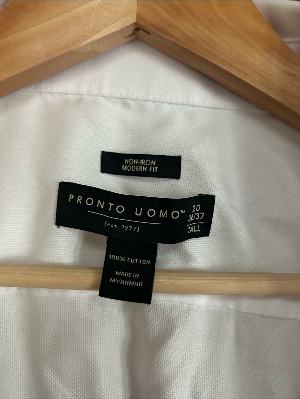 Pronto Uomo White Non-Iron Modern Fit Dress Shirt